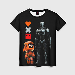 Женская футболка Любовь Смерть и Роботы Love Death and Robots