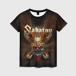 Женская футболка SABATON САБАТОН SKULL