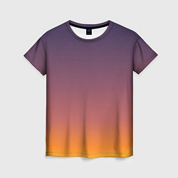 Женская футболка Sunset Gradient