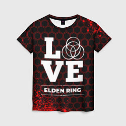 Женская футболка Elden Ring Love Классика