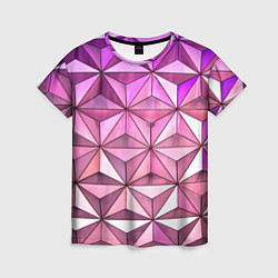 Женская футболка Треугольная стена