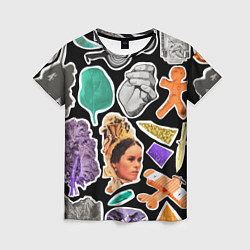 Женская футболка Underground pattern Fashion trend