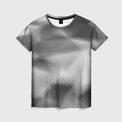 Женская футболка В серых тонах абстрактный узор gray abstract patte