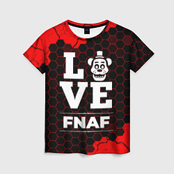 Женская футболка FNAF Love Классика