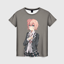 Футболка женская Юи Юигахама OreGairu, цвет: 3D-принт