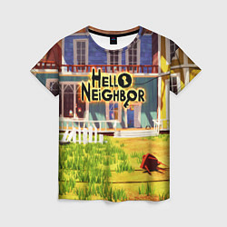 Женская футболка Hello Neighbor: Дом