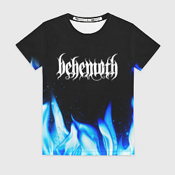 Женская футболка Behemoth Blue Fire