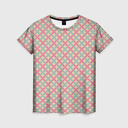 Женская футболка Геометрические листочки