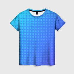 Женская футболка Blue gradient