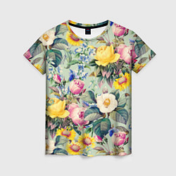 Женская футболка Солнечные Цветы
