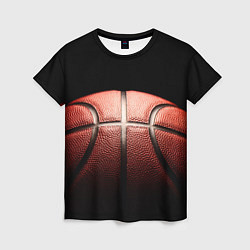 Футболка женская Basketball ball, цвет: 3D-принт