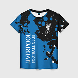 Женская футболка Liverpool Краска