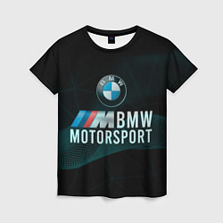 Женская футболка BMW Motosport theam