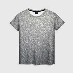 Женская футболка Нержавеющая сталь - текстура шагрень