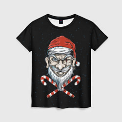 Женская футболка Santa Pirate