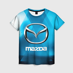 Футболка женская Mazda - sport - абстракция, цвет: 3D-принт