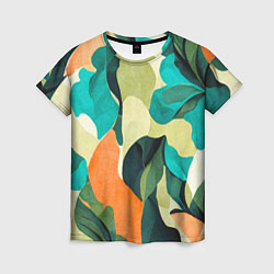 Женская футболка Multicoloured camouflage