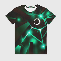 Футболка женская The Callisto Protocol разлом плит, цвет: 3D-принт