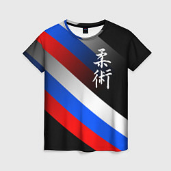 Женская футболка Джиу-джитсу : Россия