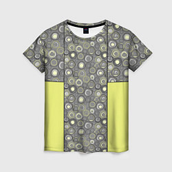 Женская футболка Абстрактный узор с неоновыми вставками
