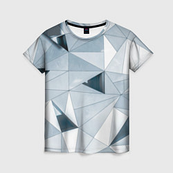 Женская футболка Множество треугольников - Абстрактная броня