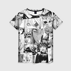 Футболка женская D Gray man pattern, цвет: 3D-принт