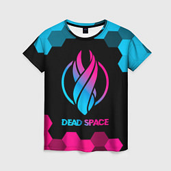 Футболка женская Dead Space - neon gradient, цвет: 3D-принт