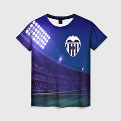 Женская футболка Valencia ночное поле