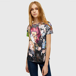 Футболка женская Jujutsu Kaisen- герои, цвет: 3D-принт — фото 2