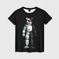 Женская футболка Monokuma and FNAF