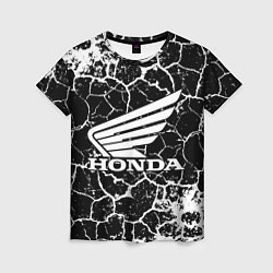 Футболка женская Honda logo арт, цвет: 3D-принт