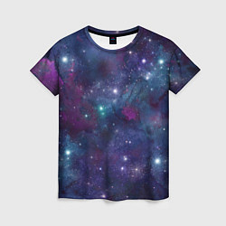 Женская футболка Бесконечность звездного неба