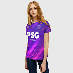 Футболка женская PSG legendary sport grunge, цвет: 3D-принт — фото 2