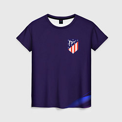Женская футболка Фк Atletico абстракция
