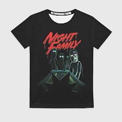 Футболка женская Night family Rick and Morty, цвет: 3D-принт