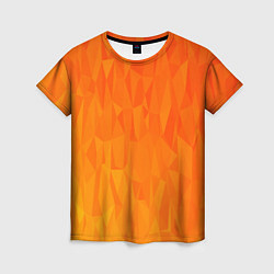 Женская футболка Абстрактно-огненный узор
