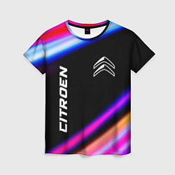 Женская футболка Citroen speed lights