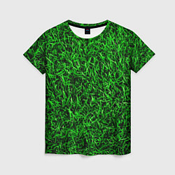 Футболка женская Трава, цвет: 3D-принт