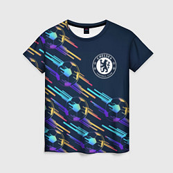 Женская футболка Chelsea градиентные мячи