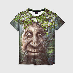 Женская футболка Мудрое Таинственное Дерево