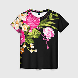 Женская футболка Букет цветов