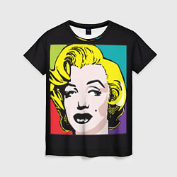 Женская футболка Ретро портрет Мэрилин Монро