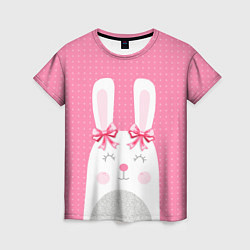 Женская футболка Миссис кролик