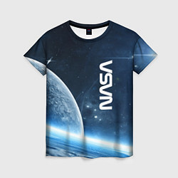 Женская футболка Космическое пространство - NASA