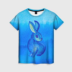 Женская футболка Водяной кролик символ 2023