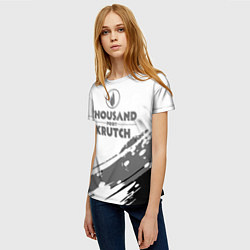 Футболка женская Thousand Foot Krutch логотип, цвет: 3D-принт — фото 2