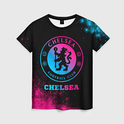 Футболка женская Chelsea - neon gradient, цвет: 3D-принт