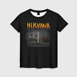 Футболка женская Nirvana отрывок, цвет: 3D-принт