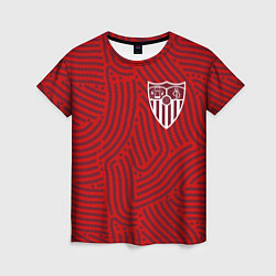 Женская футболка Sevilla отпечатки