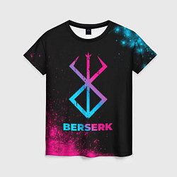 Женская футболка Berserk - neon gradient